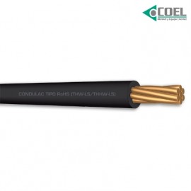 CABLE THW CALIBRE 10 CONDULAC NEGRO CARRETE CTHW10N1000