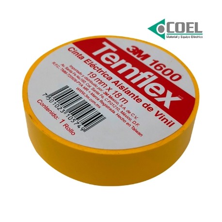 CINTA TEMFLEX AMARILLA S400CA0007 S1700AM - 80610736946