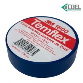 CINTA ELÉCTRICA TEMFLEX AZUL 3M 80610736888 S400CA00055 S1700AZ