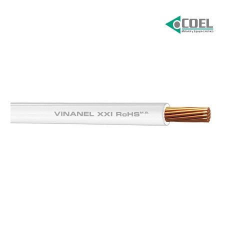 CABLE VINANEL NYLON 600V CALIBRE 10 BLANCO CONDUMEX CVNY10B