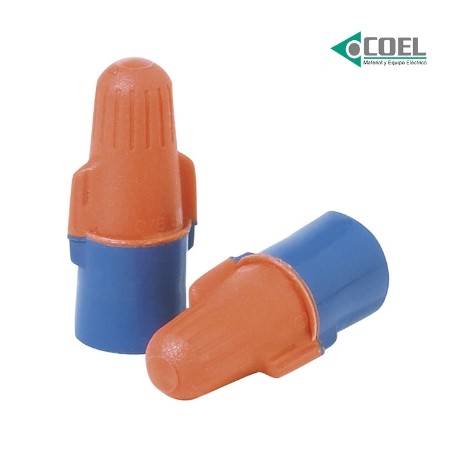 CONECTOR RESORTE NARANJA AZUL 3M CAJA SCOTCHLOKO/B - 80000209777