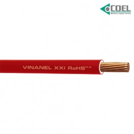 CABLE VINANEL NYLON 600V CALIBRE 10 ROJO CONDUMEX CVNY10R