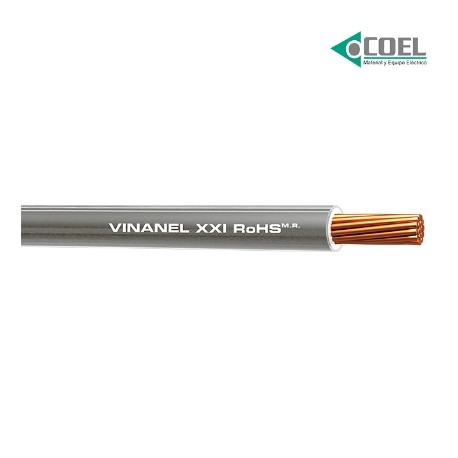 CABLE VINANEL XXI 600V 90 CALIBRE 12 CONDUMEX GRIS MTO CV12G