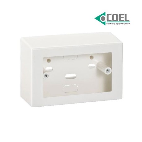 Caja para toma 40mm color blanco DXN5011S