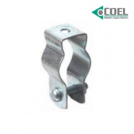 Clip tipo O para conduit EMT o IMC para varilla roscada de 1/4" y 3/8" de Acero Electrogalva - 650274