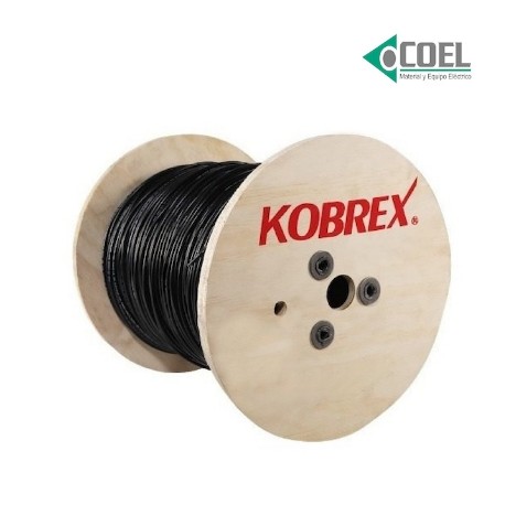 CABLE DE COBRE THW LS CALIBRE 10 NEGRO KOBREX CK10N1000