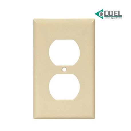 PLACA DUPLEX TERMOPLASTICA MARFIL EAGLE 2132V-BOX